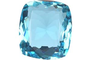 GEMHUB Gemstones For Jewerly Pink Topaz | Green Amethyst | Blue Topaz | Color-Change Alexandrite Pear | Square | Cushion Jewelry Making