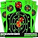 Radioactive Silhouette Reactive Shooting Targets, 12 x 18 Inch (50-Pack)