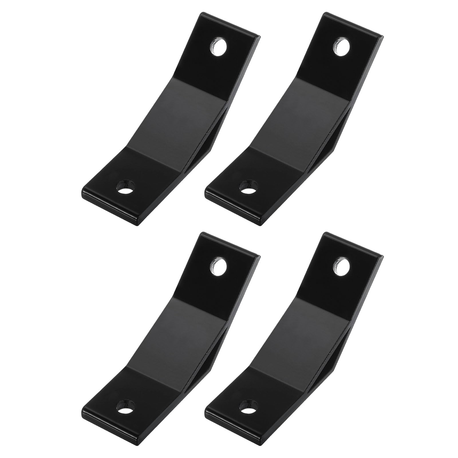 uxcell 4Pcs 135 Degree Angle Aluminum Profile Corner Brackets, Corner Brace Joint Connectors for 4040 Series (Black)