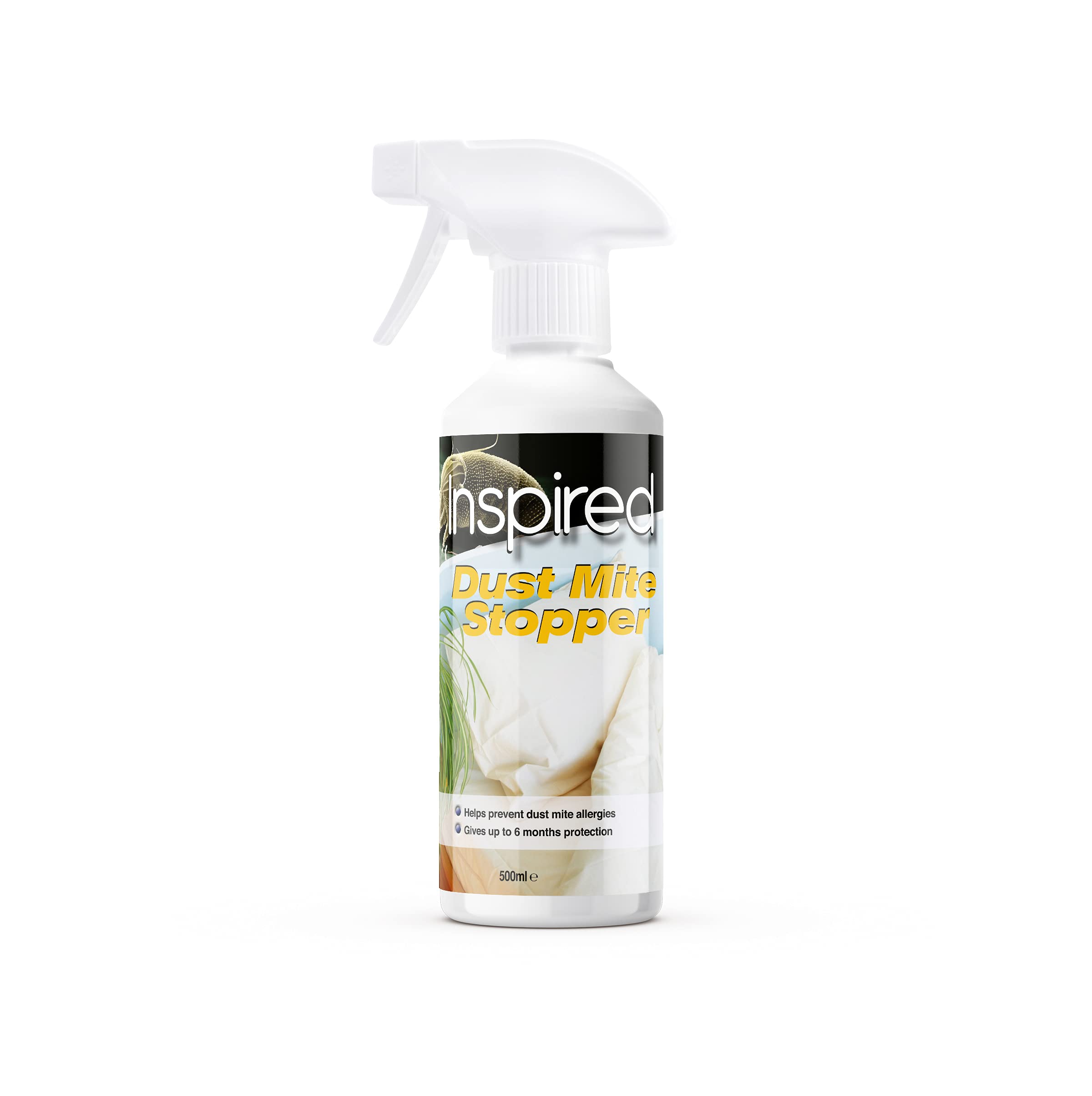 Inspired 500ml Dust Mite Stopper Inhibitor - White
