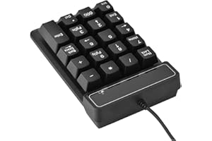1.5M/5Ft USB Cable 19 Keys Numeric Keypad Number Pad for Laptop Desktop PC