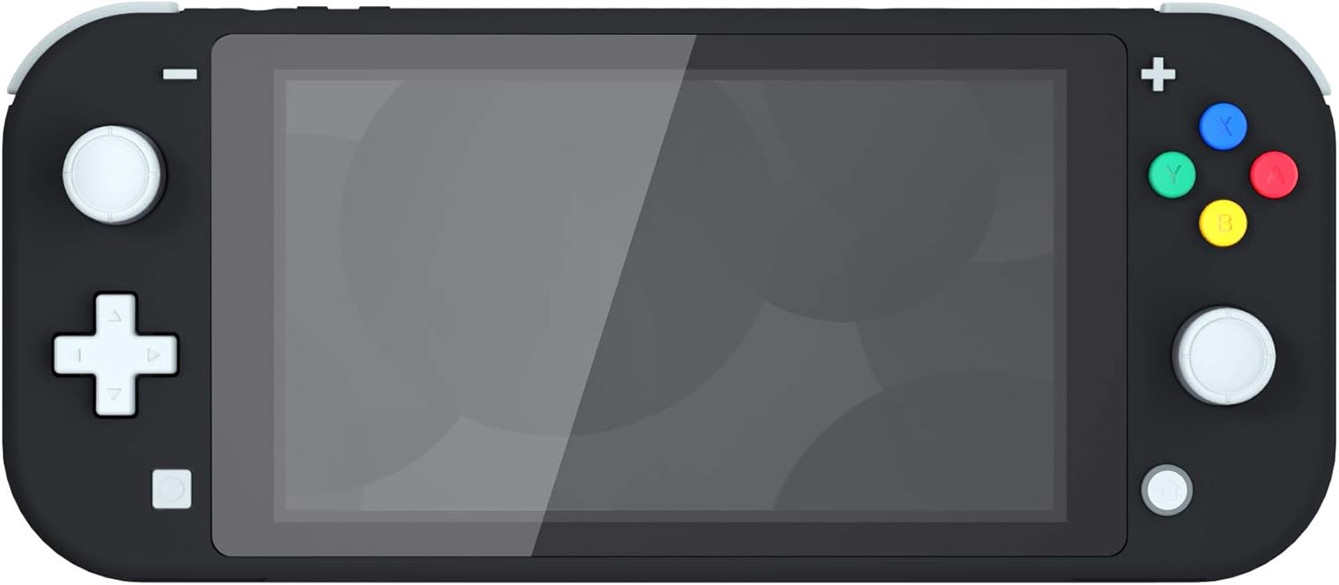 eXtremeRate Soft Touch Black DIY Replacement Shell for Nintendo Switch Lite, NSL Handheld Controller Housing w/Screen Protector, Custom Case Cover for Nintendo Switch Lite: Computers & Accessories