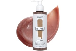 dpHUE Gloss+, Dark Blonde - 6.5 oz (8-12 Applications) - Semi-Permanent Hair Color & Conditioner - Lasts Up to Eight Washes - Paraben, SLS & SLES Sulfate Free - Vegan, Leaping Bunny Certified