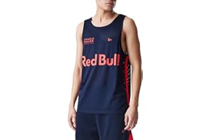 New Era Oracle Red Bull Racing F1 Team Official Formula 1 Mesh Basketball Tank Top Navy/Red