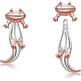 Bearded Dragon Earrings Sterling Silver Lizard Ear Jacket Earrings Bearded Dragon Jewelry Gifts for Women