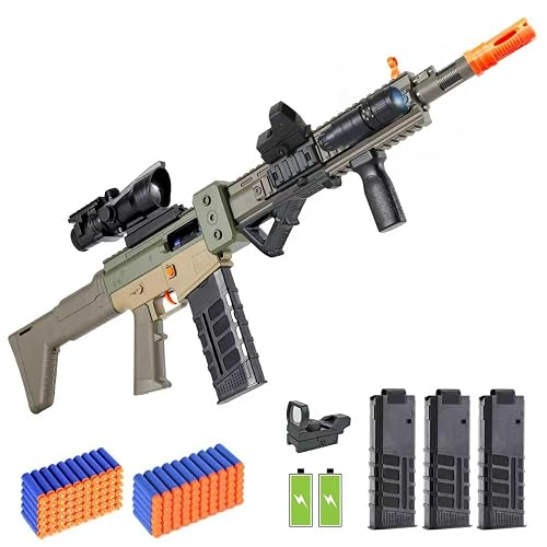 Realistic Toy Gun for Nerf Guns Darts, Foam Blaster - with Scope 120 ...