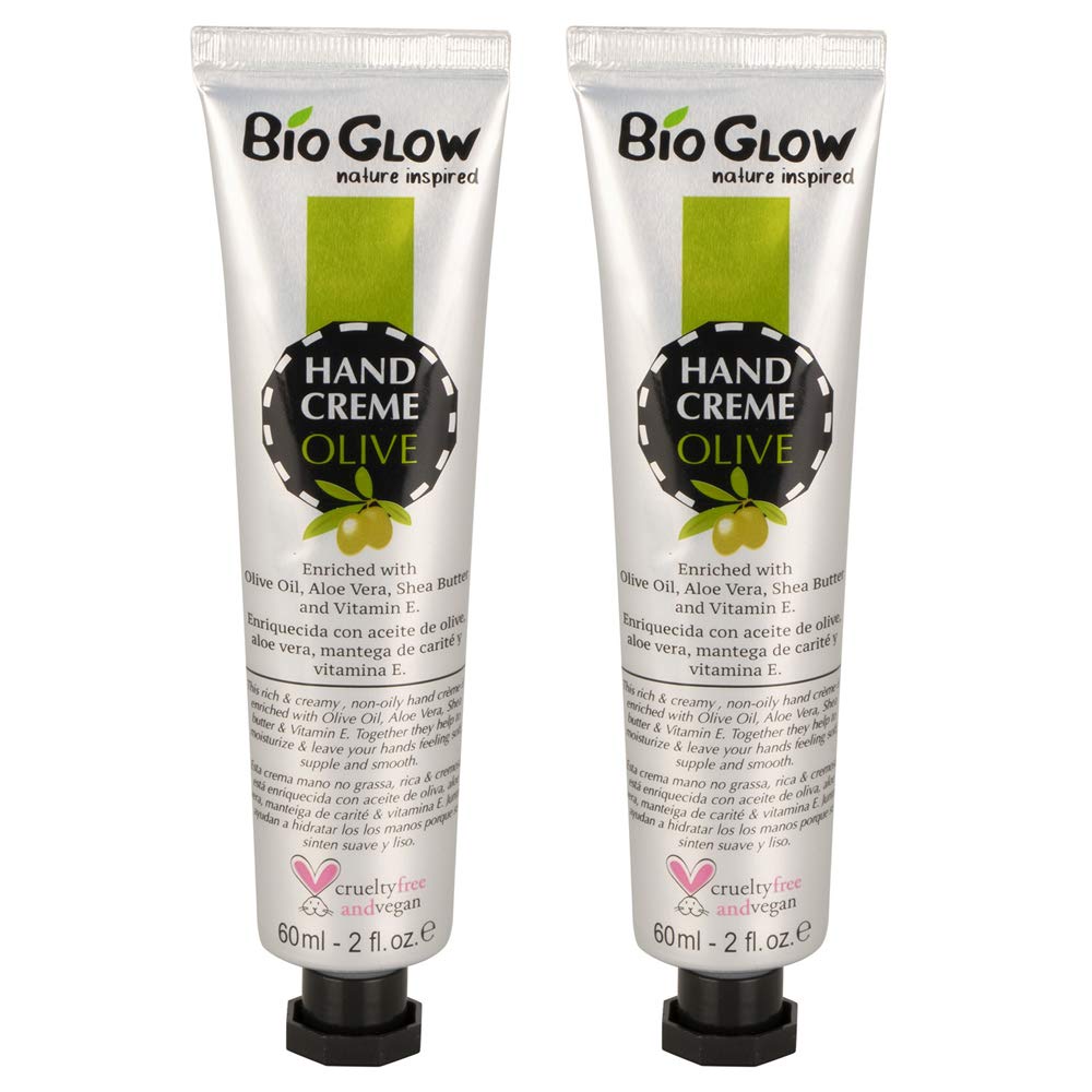 Bio Glow Olive Hand Creme 60ml Range - Pack of 2
