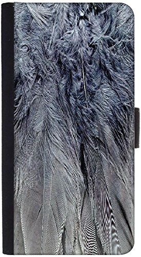 Snoogg Wallet Tasche Flip Case Sleeve Folio Book Cover mit Kreditkarte Slots, Cash Tasche, Ständer, Magnetverschluss, Schwarz für LG G4