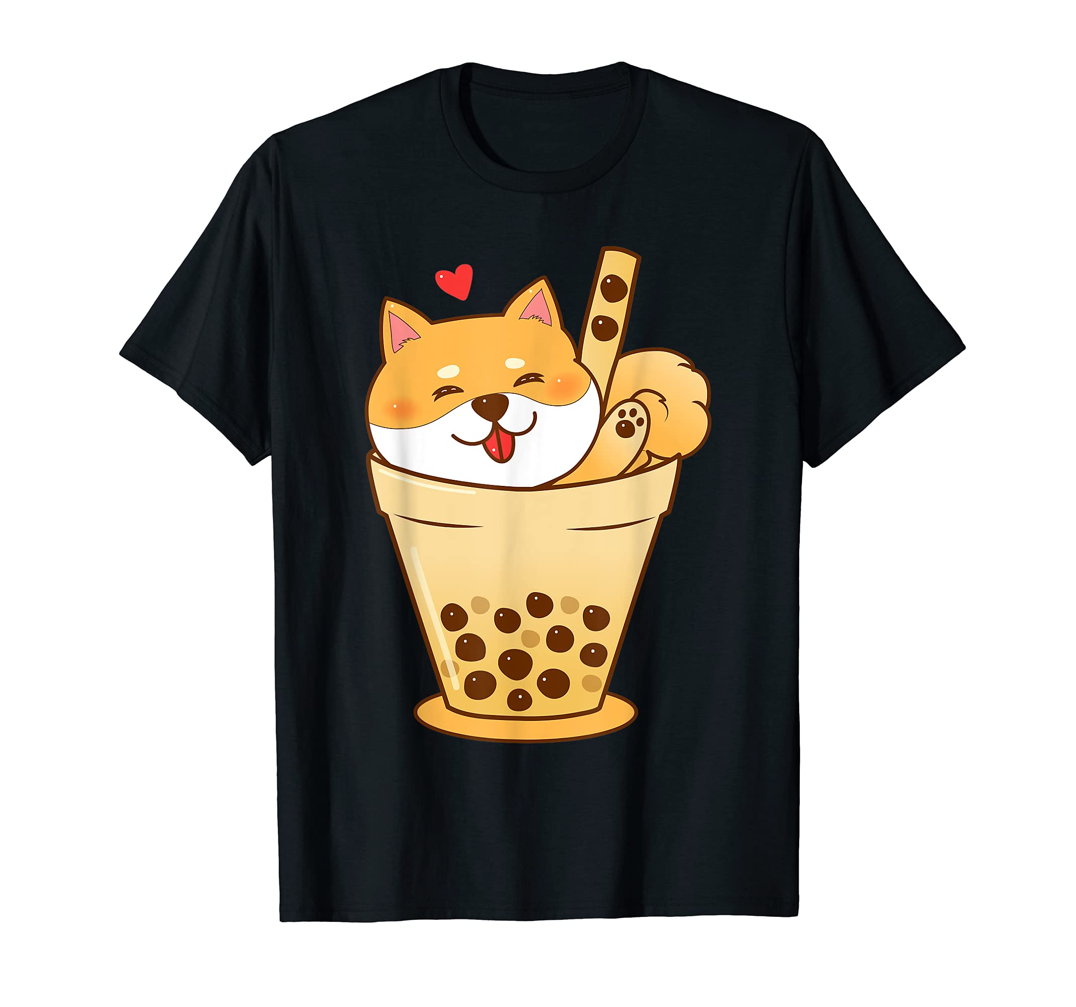 Shiba Inu Dog bubble teacup T-Shirt