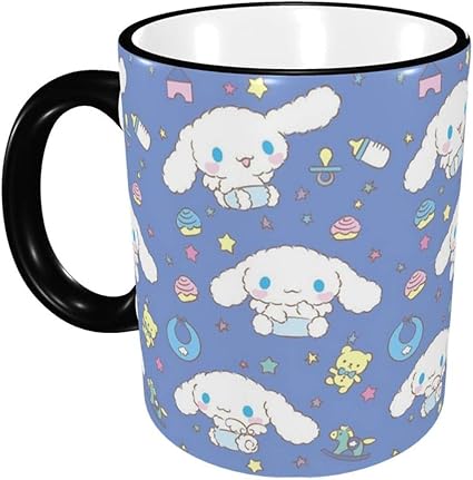 Amazon シナモンロール グッズ 安い 新品 犬 電子レンジ対応 330cc マグカップ 陶器 コーヒーカップ セラミック おおきめ 軽量 耐熱 人気 自宅用 誕生日プレゼント 結婚祝い ギフト おもしろい おしゃれ かわいい キャラクター レディース メンズ 子ども Danesi