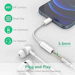 [Apple MFi Certified] Lightning to 3.5 mm Headphone