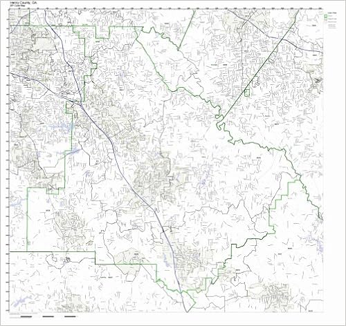 Henry County Zip Code Map Henry County, Georgia Ga Zip Code Map Not Laminated: Amazon.com: Office  Products
