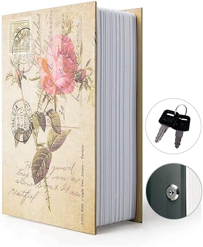 TourKing Dictionary Secret Safe Box with Key Portable Stash Lockable Book for