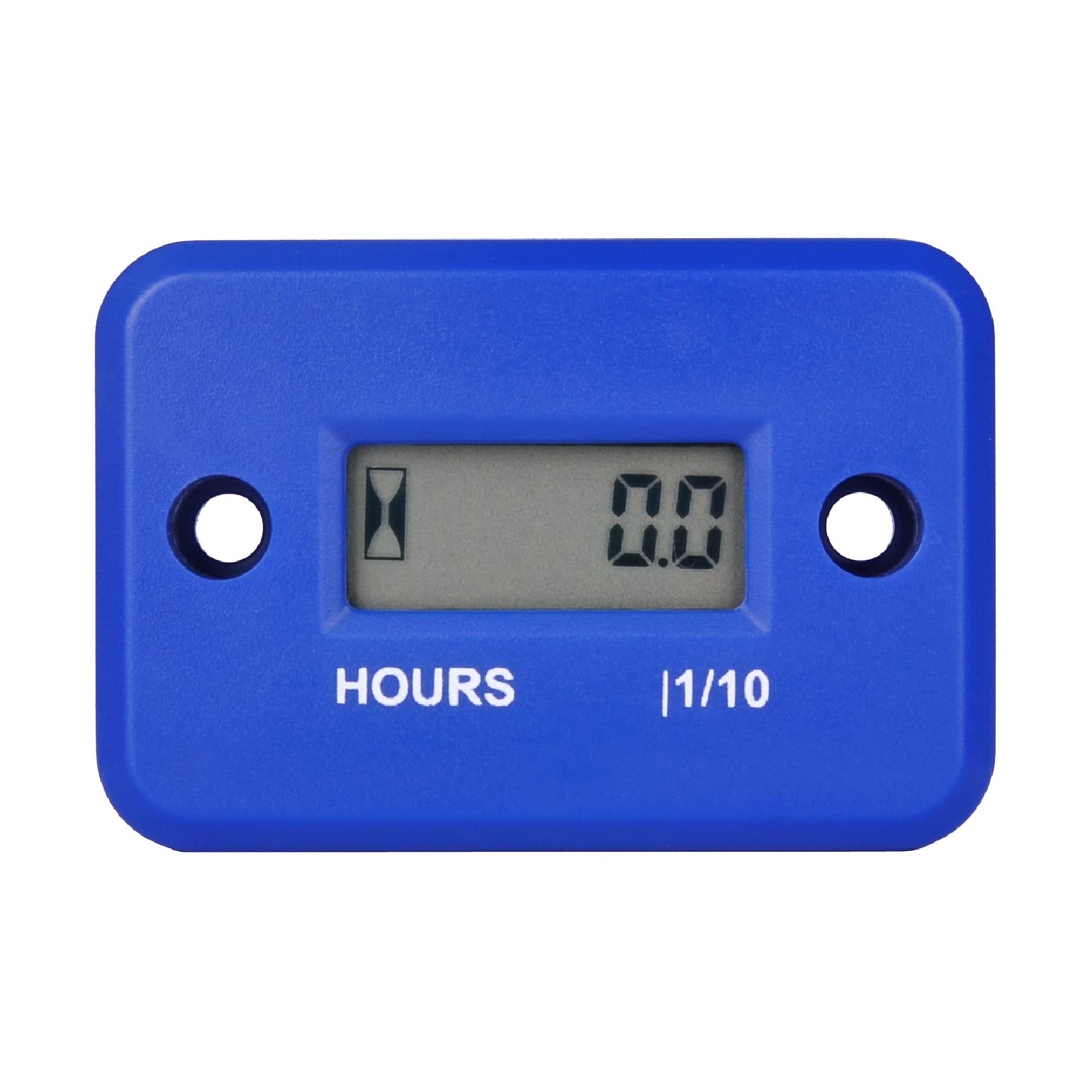 YOOREAL Digital Inductive Hour Meter Waterproof IP68,Works on Various of ZTR/Riding Lawn Mower Land Trimmer UTV Brush Cutter Tractor ATV Boat Outboard Motor Dirt Bike Motorcycle.