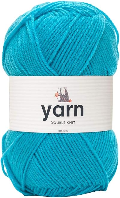 KORBOND DK Turquoise Yarn 100g Acrylic Double Knit 290m Hypoallergenic