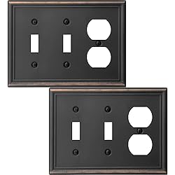 OKAWYC Double Toggle/Single Duplex Light Switch