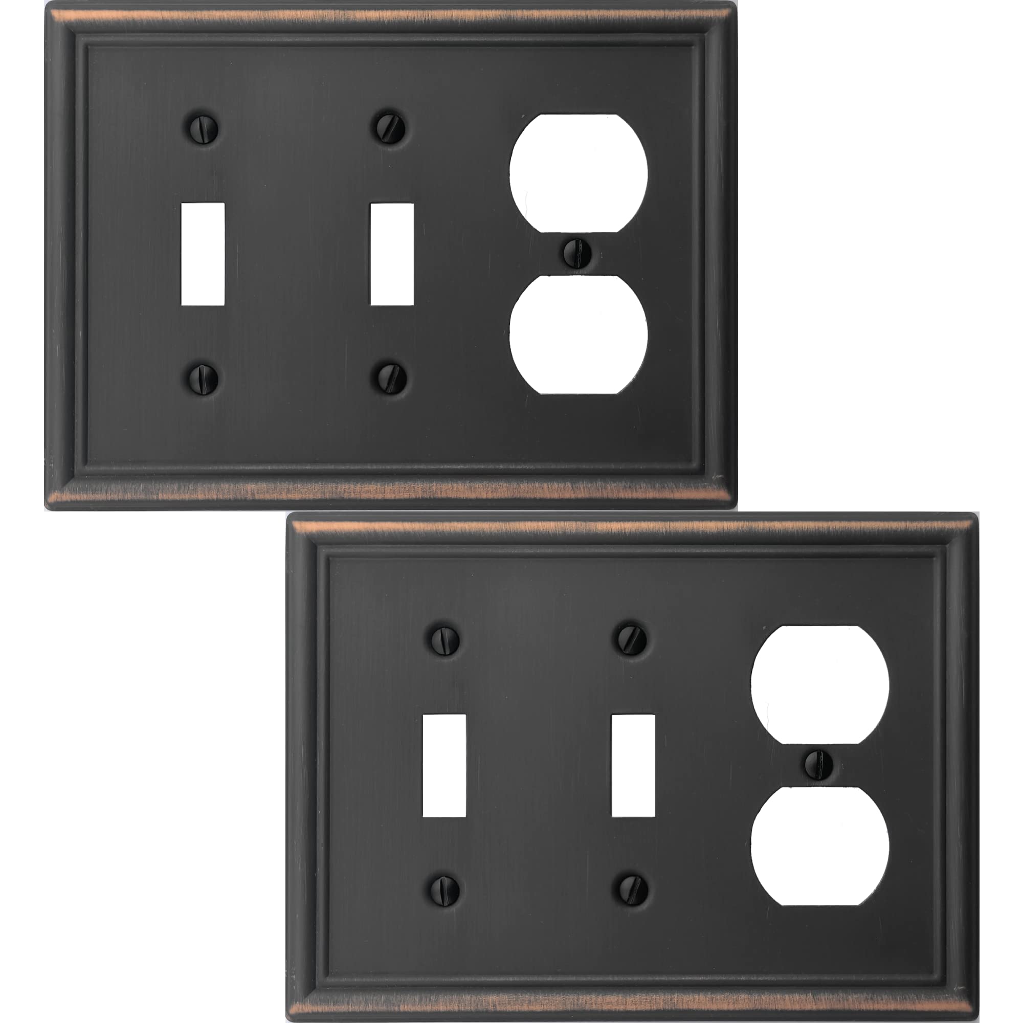 OKAWYC Double Toggle/Single Duplex Light Switch