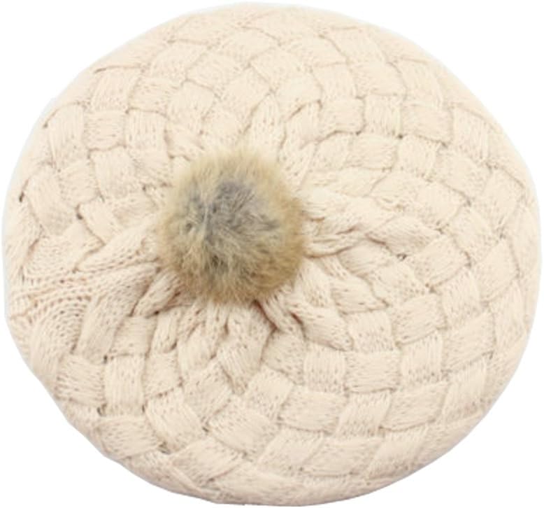 Secret Paradise Unisex Baby Kids Girls Boys Berets Cable Knit Beanies Winter Hats Warm Caps Soft