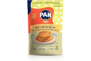 P.A.N Sweet Corn Pancakes Mix – Gluten Free Easy to Prepare 1 lb (Pack of 1)