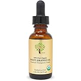 MOUNTAIN TOP Sweet Orange Essential Oil USDA Organic 100% Pure Premium Therapeutic Grade Diffuser Oil For Aromatherapy, Massa