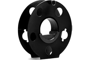 GarfatolRv Cord Storage Reel Easy to Use with Center Rotating Handle 100 Feet (Black)