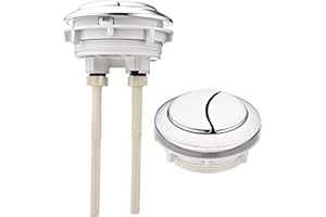 Dogxiong 58mm/2.2 inch Dual Push Flushing Toilet Button Toilet Water Tank Button Toilet Button Flush Button Replacement with Thread Diameter