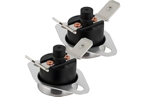 RESFLYAR 2 PCS Universal Furnace L250F Manual Reset Limit Switch Replaces Compatible with 36TX16, 611868, SLR250, L250F, 47-22861-03, 78L29, 78L2901 Thermostat