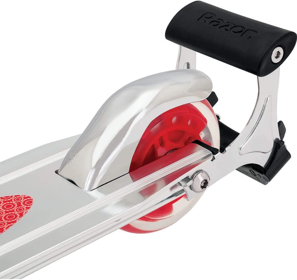 Razor Spark+ Kick Scooter - LED Light-Up Wheels, Spark Bar, Lightweight Aluminum Frame, Foldable, Adjustable Handlebars