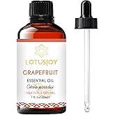 LOTUSJOY Grapefruit Essential Oil Pure Organic for Diffuser Skin Hair - 1 Oz