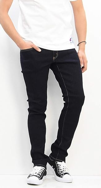 Amazon C17 メンズ ハイパースキニー ストレッチ デニム ジーンズ C