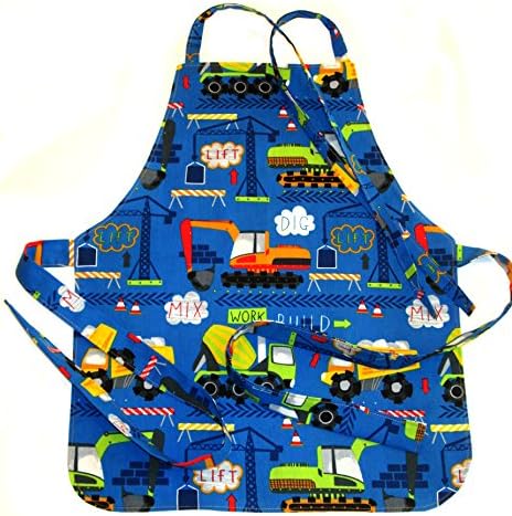 Handmade Toddler/Boy Reversible Apron Age 2-5. Baking, Cooking, Play, Arts & Crafts Preschool, Kindergarten, Montessori
