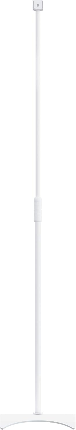 Mahara Floor Standing Speaker Mounts, Pair of Universal White Speaker Stands, Fits Most Branded Speakers - Image 3