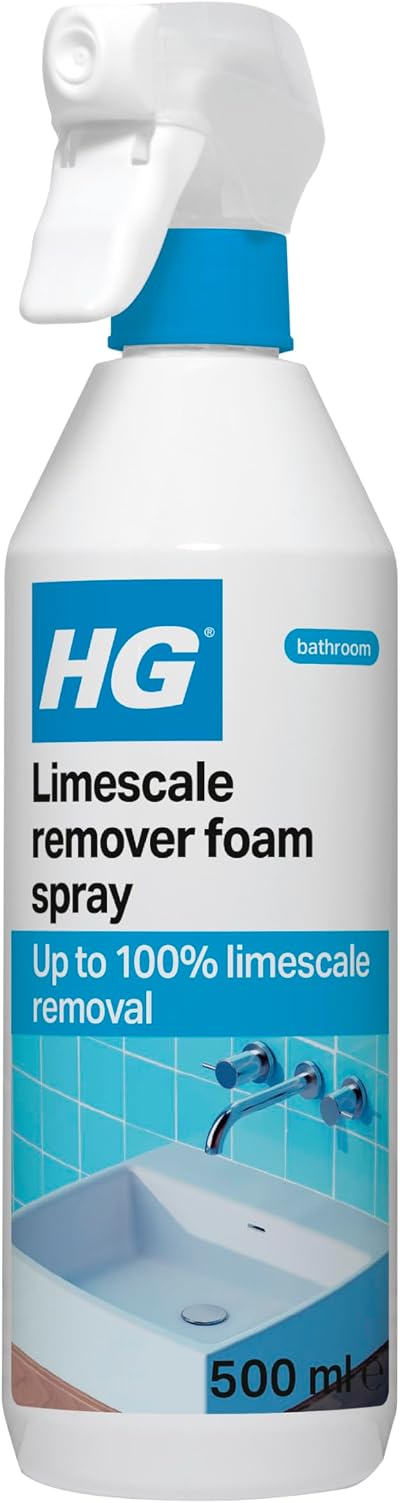 HG Limescale Remover Foam Spray 500ml Kitchen & Bathroom Cleaner