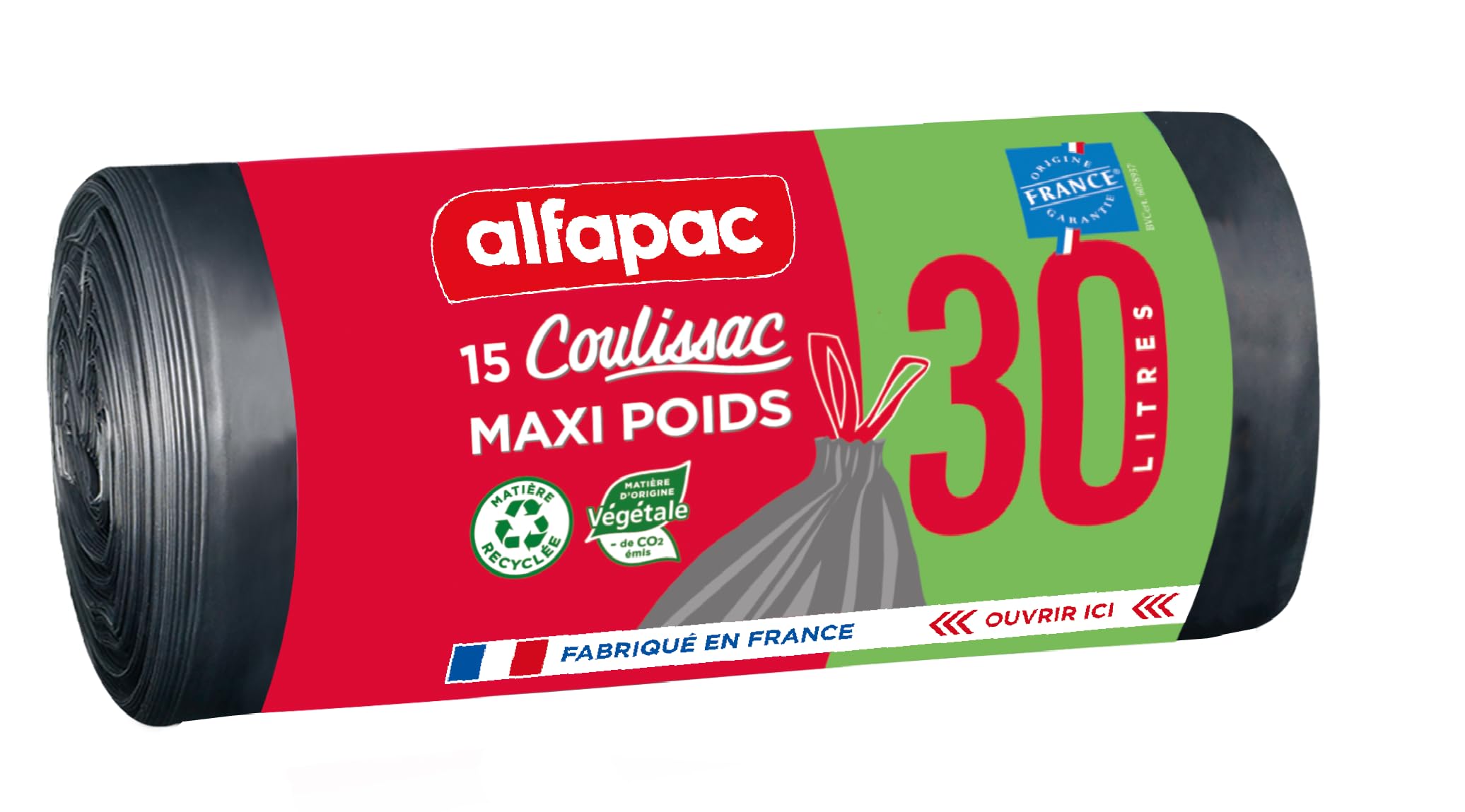 alfapac - 15 x 30L maxi weight bags - made in France