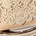 Jofanza 5x7.3 Inch 50PCS Gold Laser Cut Wedding Invitations Kit with Envelopes Blank Lace Flora Invitation Cards for Wedding Anniversary Invites
