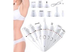 VIZELA Pluxy Epil Pro 3.0 Women Face Epilator,Pluxy Epil Pro 3.0 Facial Hair Removal for Women,Pluxy Hair Removal for Face,7-in-1 Painless Body Shaver,Rechargeable Hair Removal kit for Facial, Legs,Underarm