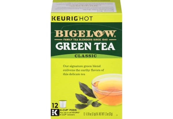 BIGELOW GREENTEA KEURIG K-CUPS, 12 COUNT BOX