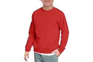 Haloumoning Boys Crewneck Pullover Sweatshirts Kids Youth Casual Long Sleeve Shirts 5-14 Years