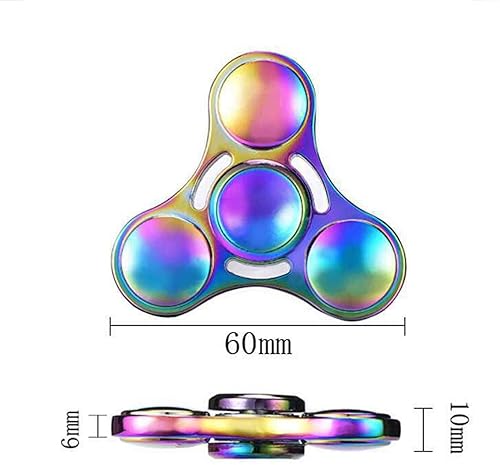 Cool Fidget Spinners Toy Metal for Kids Adults, Steel Finger Hand