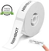 NIIMBOT Label Maker Tape 0.47 x 1.57 inch 12x40mm 160 Labels White