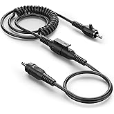 Power Cord Compatible with CKX Universal Electric Lens Electric 210° Goggles, Power Cord to Snowmobile ATV Winter ATV for Ele