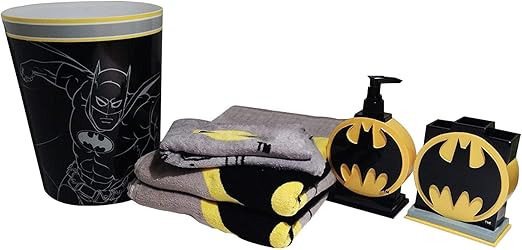 Amazon Com Batman Bathroom Accessories Set Bathroom Decor Bundle