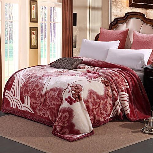 BDUK Raschel Blanket thickened the spring and autumn single double coral blanket double winter quilt blankets students have been the usual zongzi ,150x200cm,45 blankets