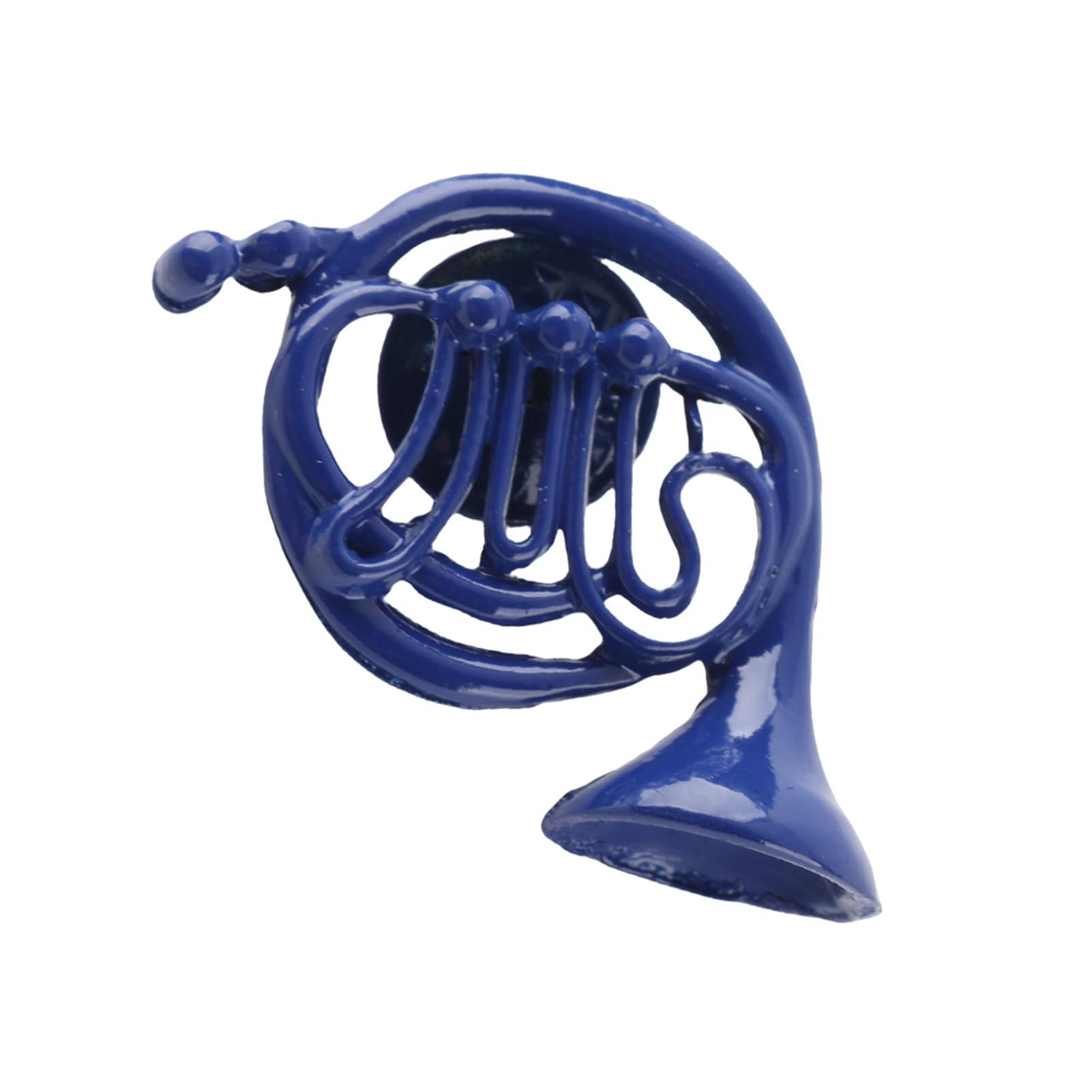 Brooch Pin, Blue Horn Metal for Clothing Crafts Hat Scarf Decoration Durable Fashion Accessory for Women Men Durable Fashion Accessory for Women Men