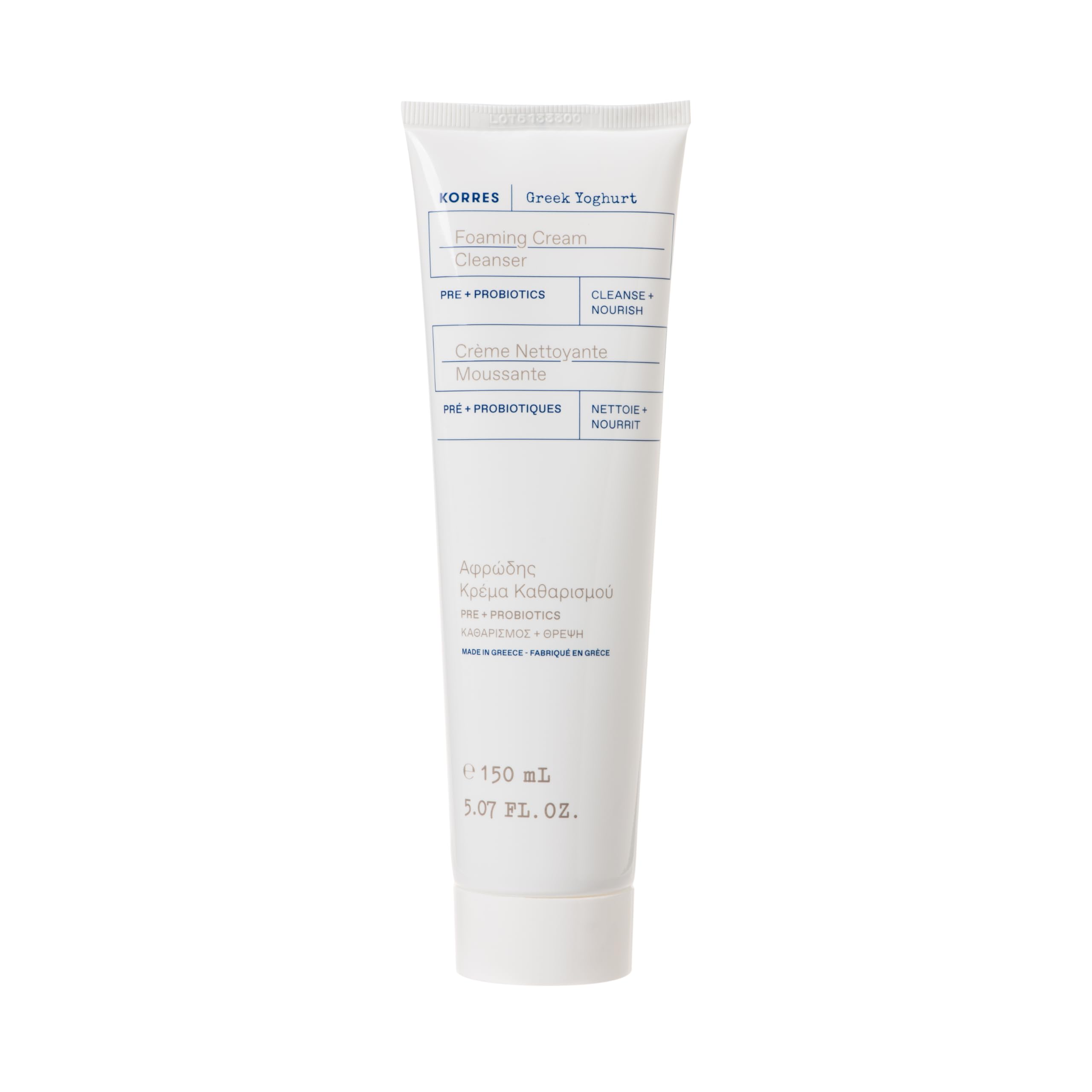 Greek Yoghurt Foaming Cream Cleanser | Pre + Probiotics 150ml