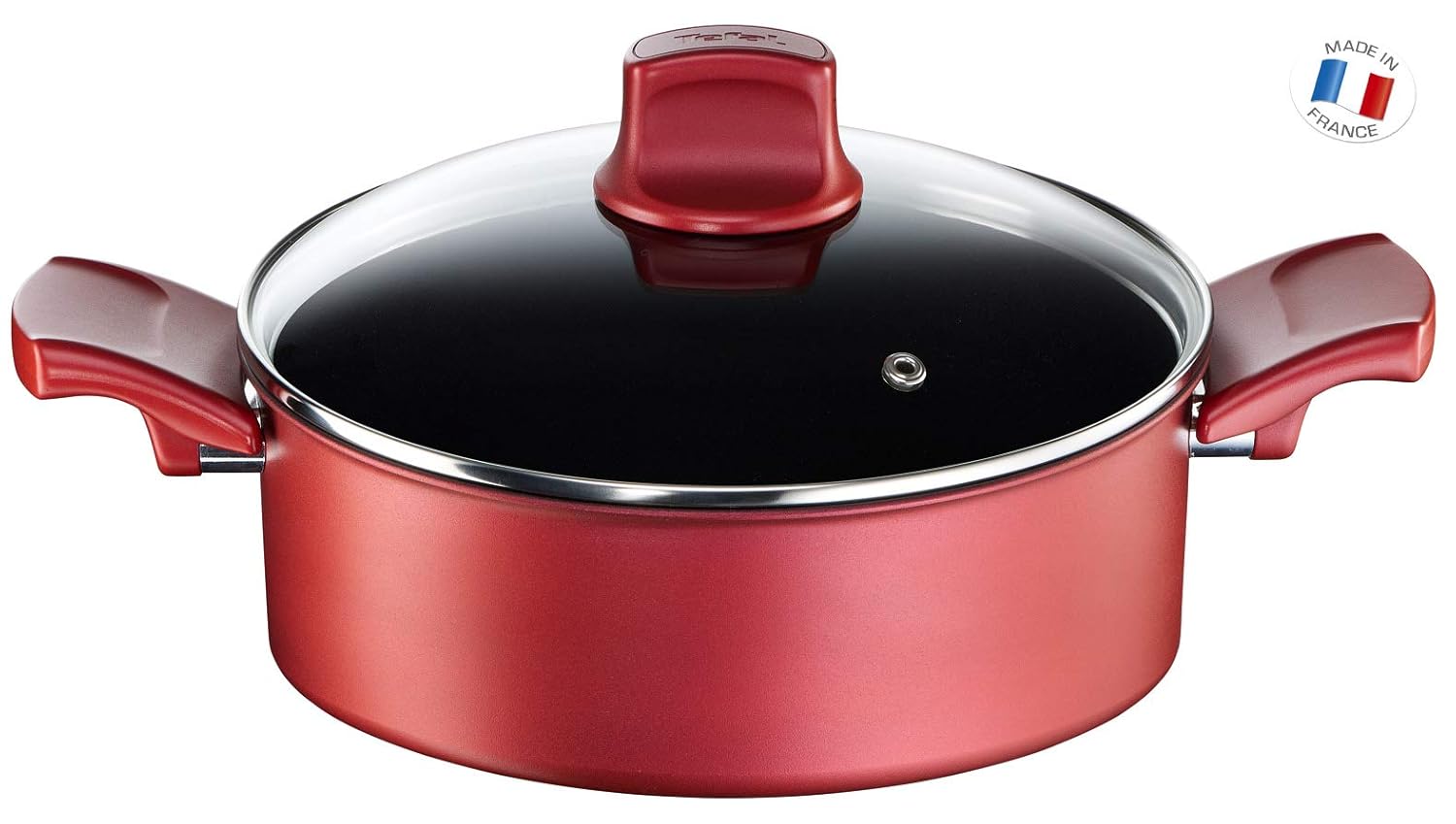 Tefal Character C6827112 Sauté Pan with 2 Handles 26 cm and Glass Lid ...