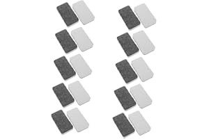 OSOLADY 20pcs Magnetic Whiteboard Erasers with Soft EVA Felt Pads Lightweight Dry Erase Board Cleaner for