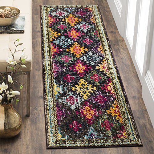 Safavieh Monaco Collection MNC244F Modern Bohemian Diamond Multicolored Runner 2'2" x 6'