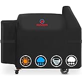 Comnova Grill Cover for Pit Boss Austin XL - 600D Wood Pellet Smoker Cover for Pitboss 1000 Series, Premium Pellet Cover for Pit Boss Austin XL 1000, Rancher XL 1000, 1100 Pro, 1150, and Z Grill 1000