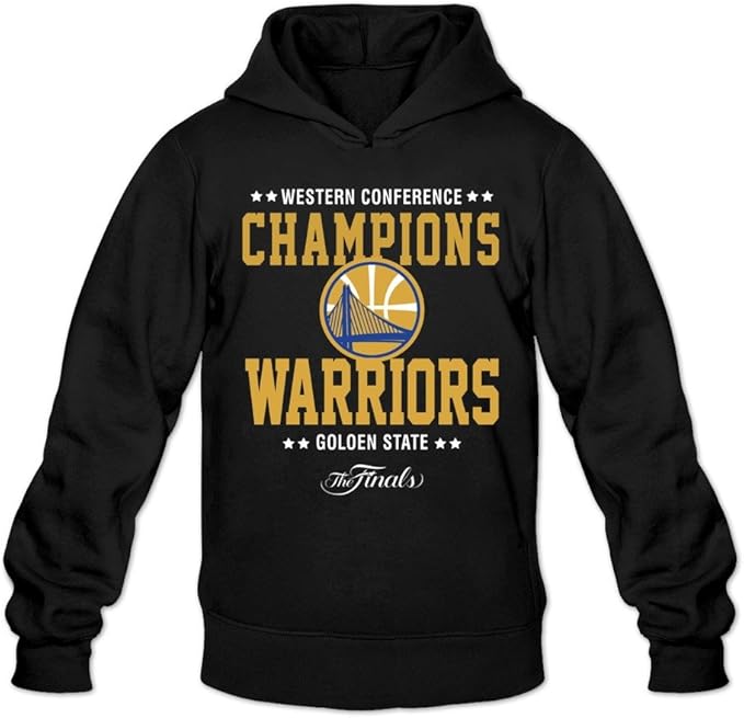 Amazon.com: Western Conference Warriors Champions Hoodie Man's Black (6462365050924): Books